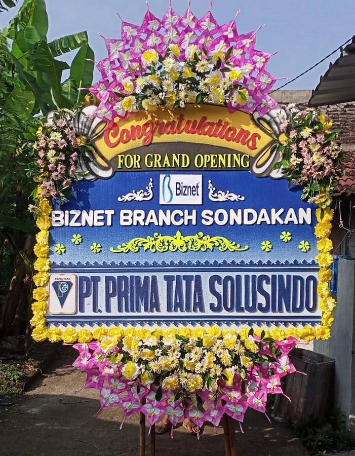 Karangan bunga Solo Grand opening