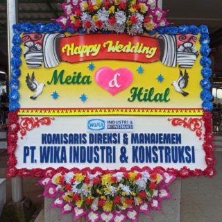 Bunga wedding silver